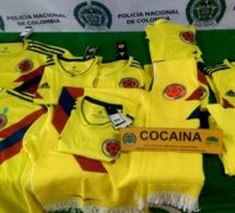 CDM: Saisie de maillots de la Colombie imprégnés de cocaïne