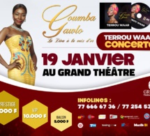 "TERROU WAR TOUR" La Diva Coumba Gawlo au grand théâtre ce 19 Janvier