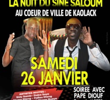 Bakane Seck présente Pape Diouf pour la nuit du Saloum ce 26 Janvier au coeur ville de Kaolack.