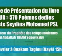 Presentation livre " Le Sauveur"570 Poémes Dedies au Prophete Seydina Mohamed PSL à Ouakam