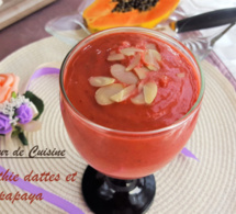 Smoothie dattes et papaye