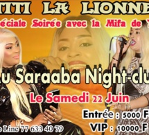 TITI LA LIONNE DE LA MUSIQUE VOUS DONNE RENDEZ-VOUS AU SARABAA CE SAMEDI 22 JUIN