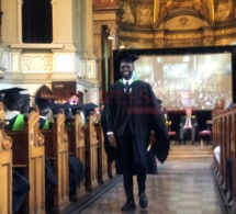 Le fils de Youssou Ndour,Segui reçoit son diplôme BA Global Management Leadership and Management de la Regents University de Londres