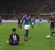 Naples Vs Fiorentina : Kalidou Koulibaly accusé d’avoir craché sur son adversaire, Riccardo Sottil