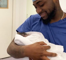 Davido, sa fiancée Chioma accouche de leur premier garçon très mignon