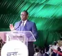 VIDÉO: Discours du président Macky Sall à Guédiawaye pour le lancement du BRT.