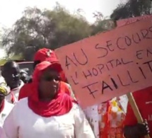 Hôpital de Richard Toll : les travailleurs en sit-in pour exiger le paiement de leurs indemnités