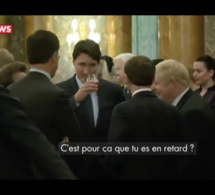 Vidéo - Emmanuel Macron, Boris Johnson et Justin Trudeau filmés entrain de se moquer de Trump?