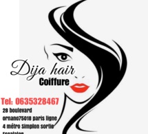 DIJA HAIR BY NDEYE KHADY LA SEULE DESTINATION DE VOS COIFFURES À PARIS 28 BOULEVARD ORNANO 75018 METRO LIGNE 4 SIMPLON