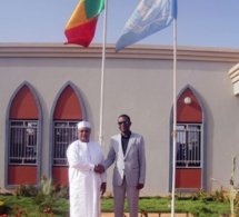 Youssou Ndour rend visite aux forces de défense et de sécurité du Sénégal déployés au Mali