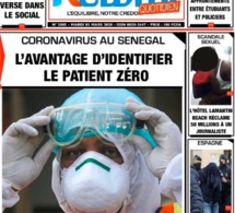 REVUE DE PRESSE: LA UNE DES QUOTIDIENS DU MARDI 03 MARS 2020