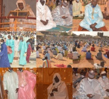 Les images de la prières d'eid mubarak à la grande mosquée Massalikoul Djinane de Dakar dirigée par l'imam Serigne Moustapha Mbacké ibn Serigne Abdou Khadre