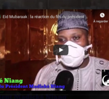 Eid Mubaraak : la réaction du fils du président Madické Niang