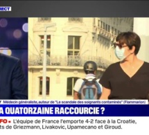 Pour le Dr Marty, l'abaissement de la durée de l'isolement pour les cas contacts "aurait une certaine logique"