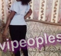 Pourquoi Samira Diop se prend toujours par derriere? Parcequ'elle cache son gros ventre!