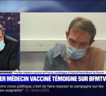 «Je vais très bien»: le premier soignant vacciné en France témoigne