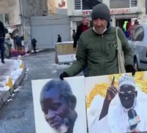 Insolite: Un « Toubab » vend des photos de Serigne Saliou sous la neige