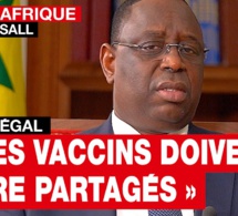 Macky Sall: «L'Afrique attend de ses partenaires traditionnels, que les vaccins soient partagés»