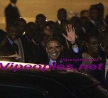 Les premières images de l'arrivée du président Barack Obama à Dakar