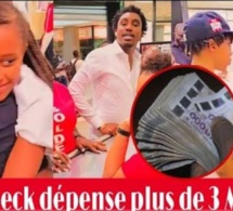 Wally Seck fait son shopping avec ses enfants Ndella et Muhammed dépense plus de 3 Millions