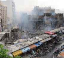 Après l’avertissement et la fermeture  du marché, Sandaga prend feu