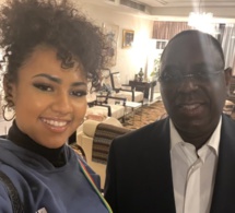 La belle influenceuse Faynaraa avec le Président Macky Sall