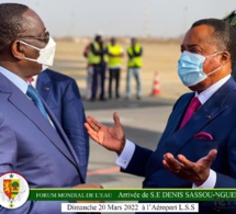 S.E Denis Sassou-Nguesso, Président du Congo Brazza est à Dakar pour nle forum mondial de l'eau