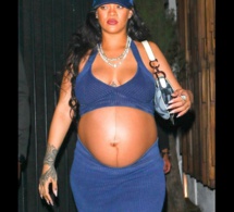 Rihanna enceinte : brassière et jupe sous le ventre, nouveau look marquant pour la future maman