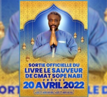 Cheikh Mouhamed Abdalah Thiam fondateur Fondation Keur Rassoul face à la presse pour présenter le livre Sauveur dédié au prophète Mouhamed PSL