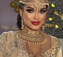 Mariage: Marie Louise Diaw adopte le style indien (Photos)