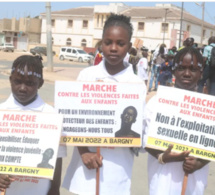 Recrudescence des actes de violences : Des enfants ont marché à Bargny pour crier leur désarroi