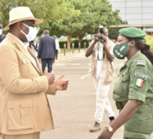 Feue Colonel Gogo Banel Ndiaye, élevée au rang de Chevalier de l'Ordre national du Lion, à titre posthume