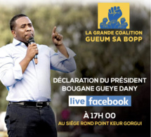 Boucane Gueye Dani PDT GUEUM SA BOOP sera face à la presse ce lundi