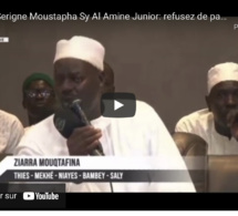 Serigne Moustapha Sy Al Amine Junior : refusez de participer aux marches, allez aux urnes pour..."