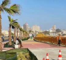 Macky Sall visite le chantier de la Corniche Ouest