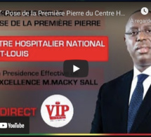 DIRECT: Pose de la Première Pierre du Centre Hospitalier National de St Louis par le Pdt Macky Sall