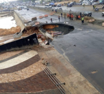 Journée pluvieuse : dommages collatéraux à Patte d'Oie des travaux du BRT, sous tutelle chinoise