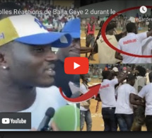 Les Folles Réactions de Balla Gaye 2 durant le Combat de Fils de Balla et Gora Sock