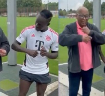 Regardez ce geste noble de Sadio Mane qui danse avec un vieux après ses entraînement