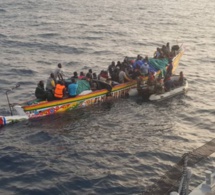 Immigration clandestine: Une pirogue transportant 17 personnes interceptée à Potou