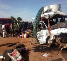 Kébémer : 3 morts dans un violent choc entre un mini car et un camion frigorifique