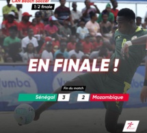 Beach Soccer: le Sénégal bat le Mozambique (3-2) et va rejouer l'Egypte en finale