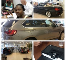 La vraie jet-setteuse Oumou Provoc Ndiaye au carrefour automobile BMW de Nice