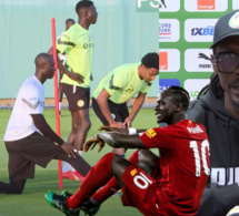 3eme Séance d'entrainement des lions: Aliou CISSE fait le bilan et parle sur l'etat de Sadio Mané