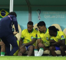 CM2022 / Blessure de Neymar: Le Brésil suspendu à sa cheville enflée