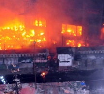 Le marché Gueule Tapée des Parcelles prend feu… vers 3 h du matin