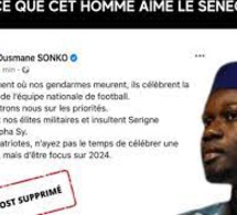 Victoire décriée des Lions: Un tweet (supprimé) de Ousmane Sonko pourrait en cacher un autre