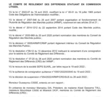 Travaux d'entretien et d'amélioration de la piste Digane/Dysangou : L'ARMP ordonne la suspension de la procédure de passation du marché