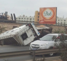 Route de Nioro: Un car Ndiaga Ndiaye s’est renversé