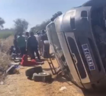 Accident à Kébémer: Un véhicule s’est renversé, plusieurs blessés graves enregistrés